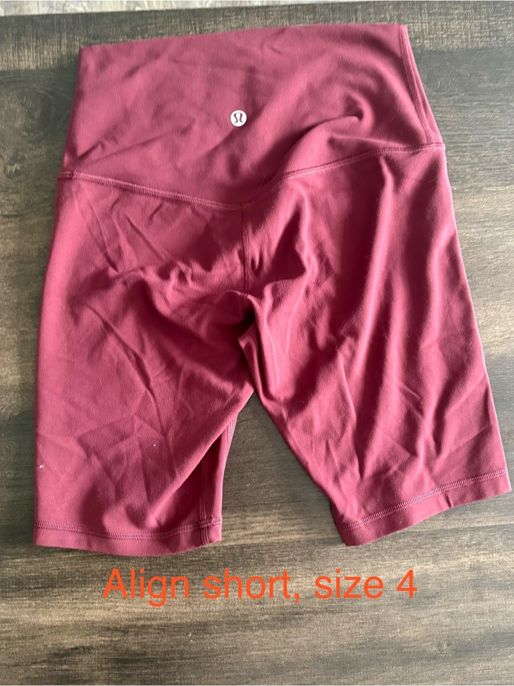 lululemon athletica Align High-Rise Bike Shorts - Burgundy